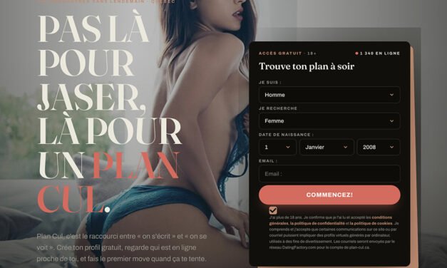 Pourquoi les Québécois lâchent Tinder pour Plan-Cul.ca